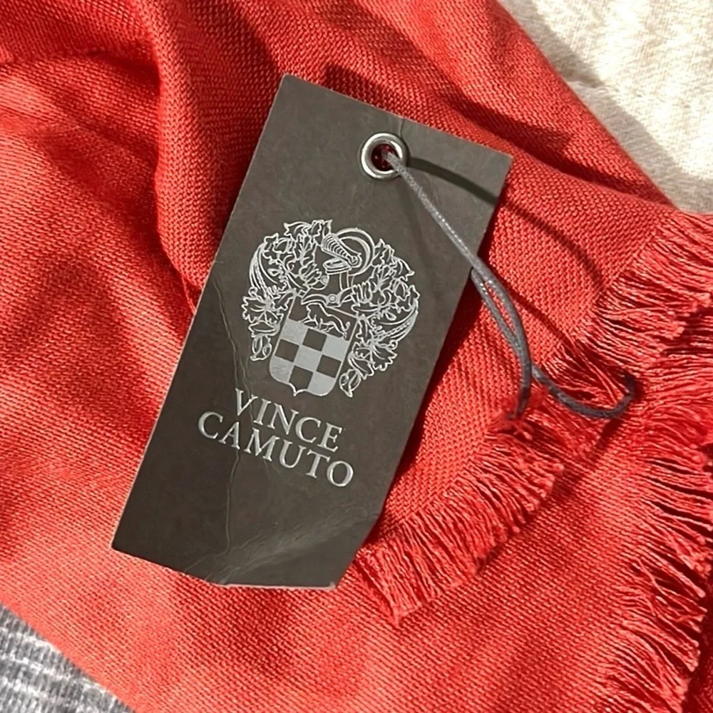 NWT, Vince Camuto Soft, Shimmering Rooibis Tea Lux, Fall, Scarf/Wrap, 2